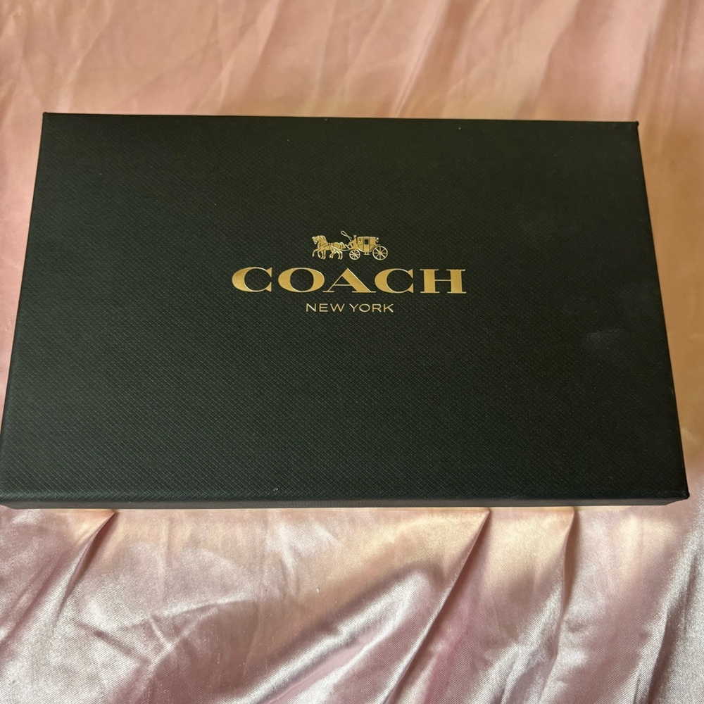 Coach Black Box with Gold Logo